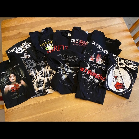 Tops - My Chemical Romance T-shirt lot.